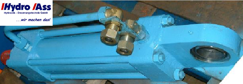 Hydraulikzylinder für den schweren Einsatz im Hüttenwerk (nach Reparatur)